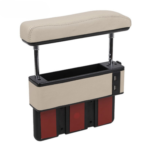 Bracciolo Universale per Auto — Comfort Regolabile con Porta USB Integrata 