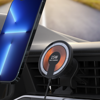 Încărcător Magnetic Fără Fir pentru Mașină – Conducere Conectată și Practică 