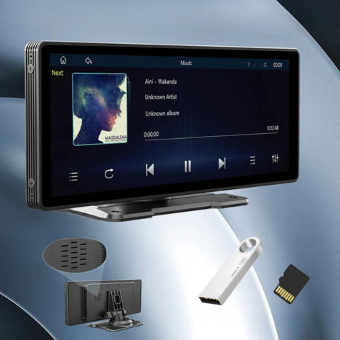 Écran Tactile Sans Fil Pour Voiture — Commande Intelligente & Design Élégant