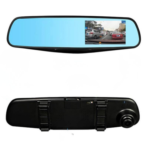 Kaksoisobjektiivinen kojelautakamera - Jatkuva seuranta ja laajakulma