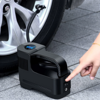 Compresor de Aire Portátil Digital 12V Con Luz LED — Seguridad y Uso Nocturno 