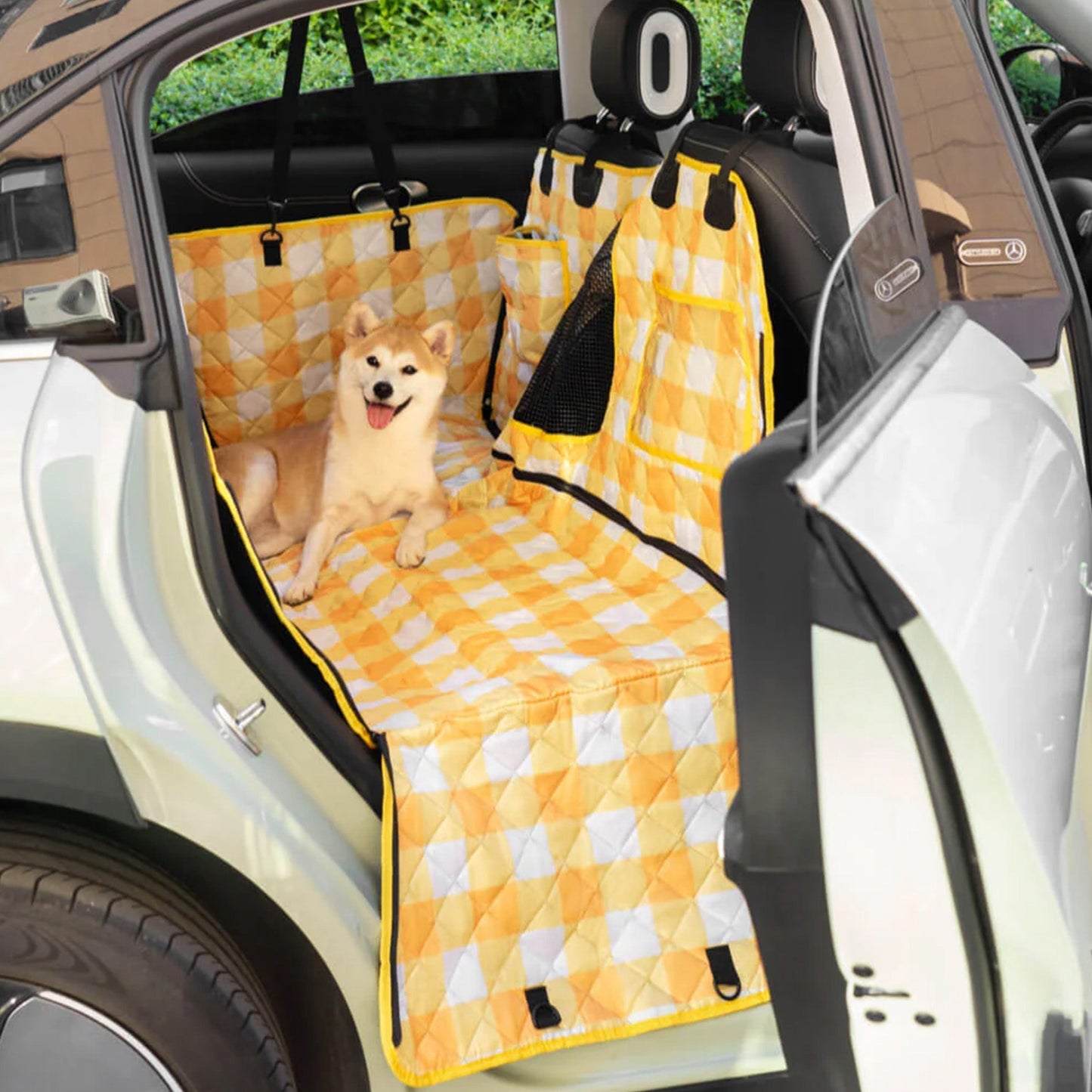 Copertura per seggiolino auto per cani impermeabile e resistente ai graffi 