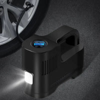 Compresor de Aire Portátil Digital 12V Con Luz LED — Seguridad y Uso Nocturno 
